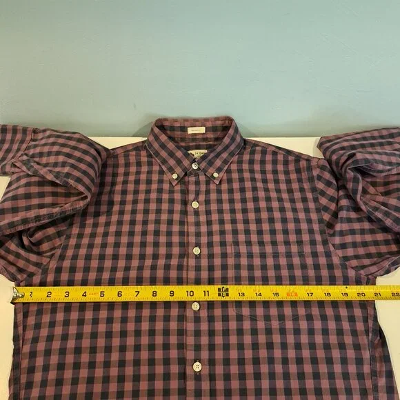 J. Crew Men's Small Tailored Fit Long Sleeve Button Down Shirt Style #51382 - Picture 9 of 13